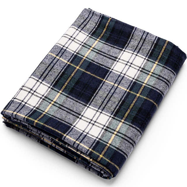 Tartan Plaid Yarn Dyed Flannel Fabric. FP02